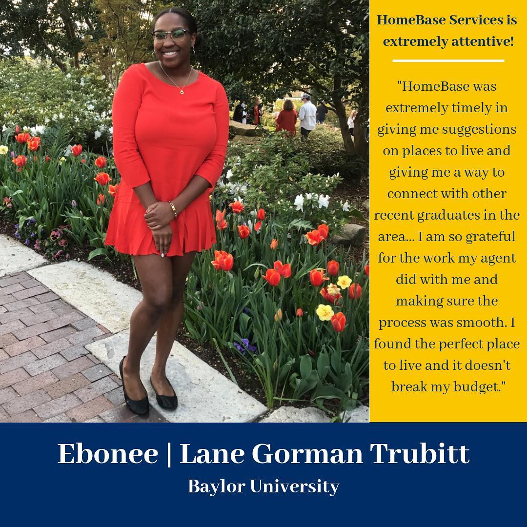 HomeBase is so pumped for Ebonee to start transitioning to her new career city!